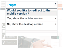 Tablet Screenshot of hager.ie